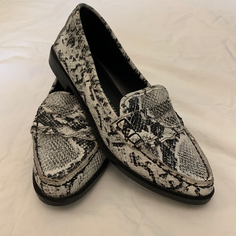 Snakeskin Loafers